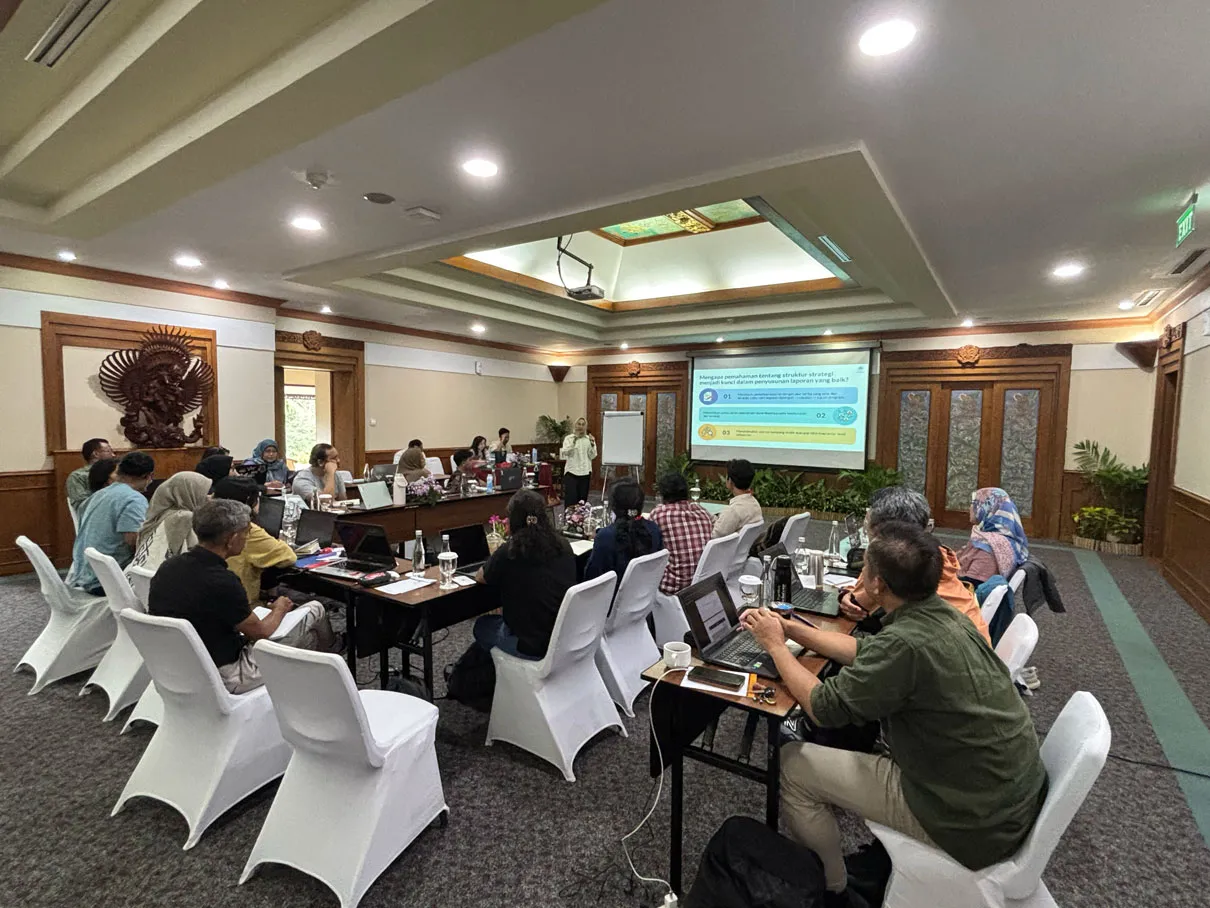 Participants at a training session